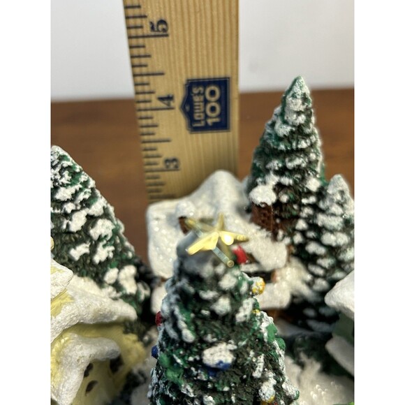 Vintage Thomas Kinkade St. Nicholas Circle Teleflora Diorama Music Box Works! - Picture 12 of 13